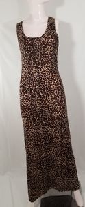 Cheeta Print Maxi Dress Forever 21